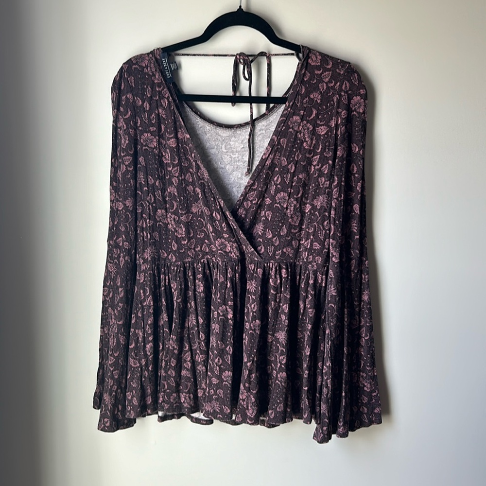 V-neck blouse